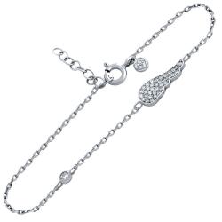Bratara eleganta din argint 925 cu aripa - Be Protected [0]